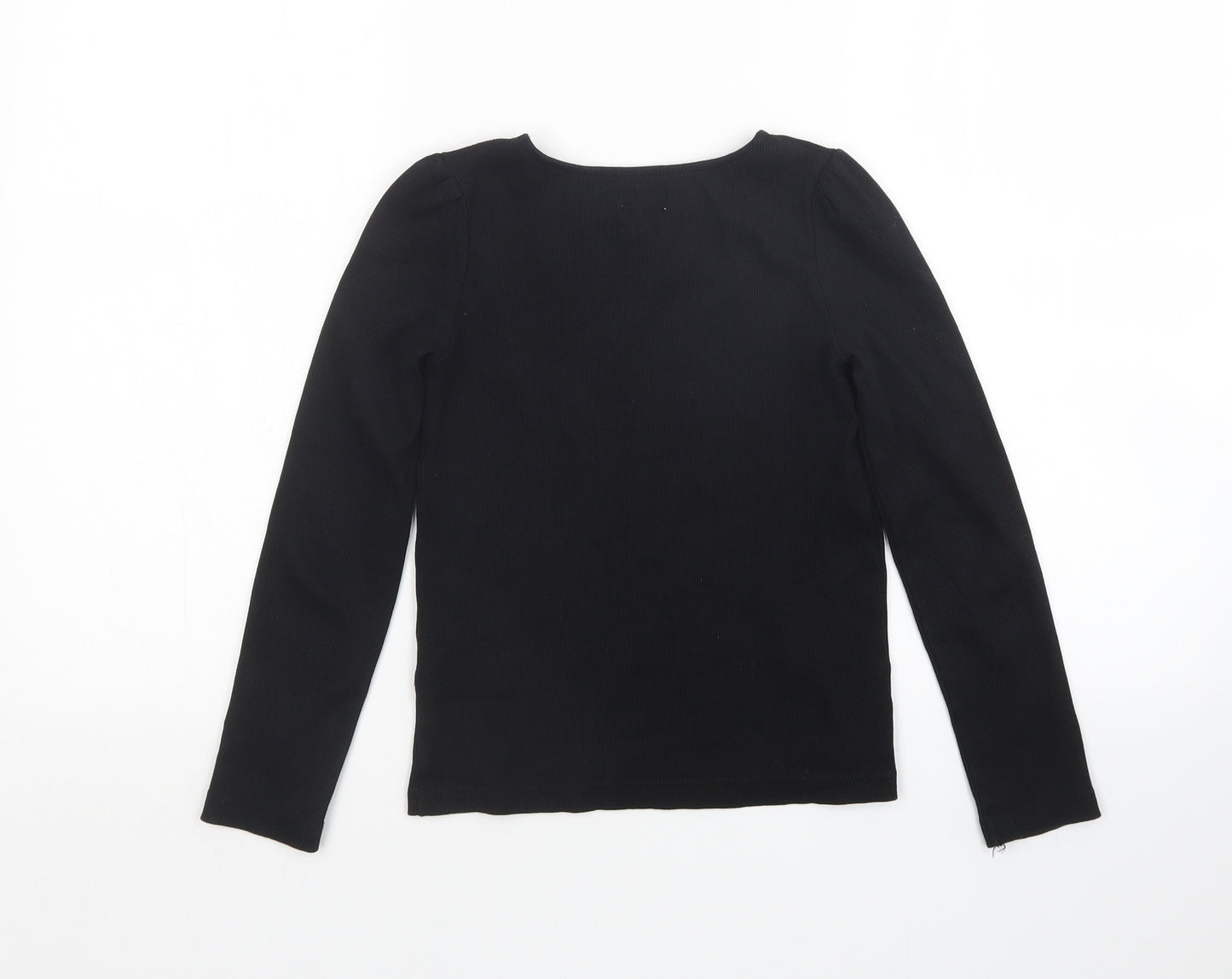 F&F Girls Black   Pullover Jumper Size 9-10 Years