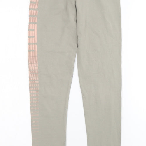 PUMA Girls Green   Sweatpants Trousers Size 13-14 Years - Leggings