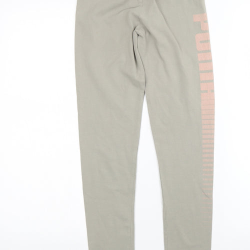 PUMA Girls Green   Sweatpants Trousers Size 13-14 Years - Leggings