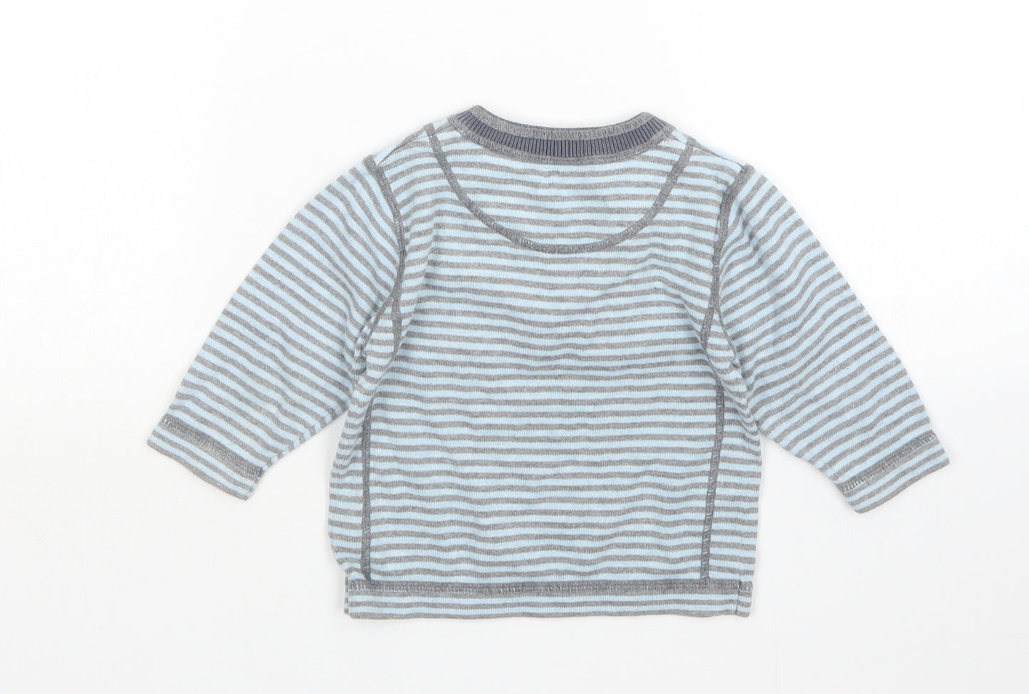NEXT Boys Multicoloured Striped  Pullover Jumper Size 9-12 Months