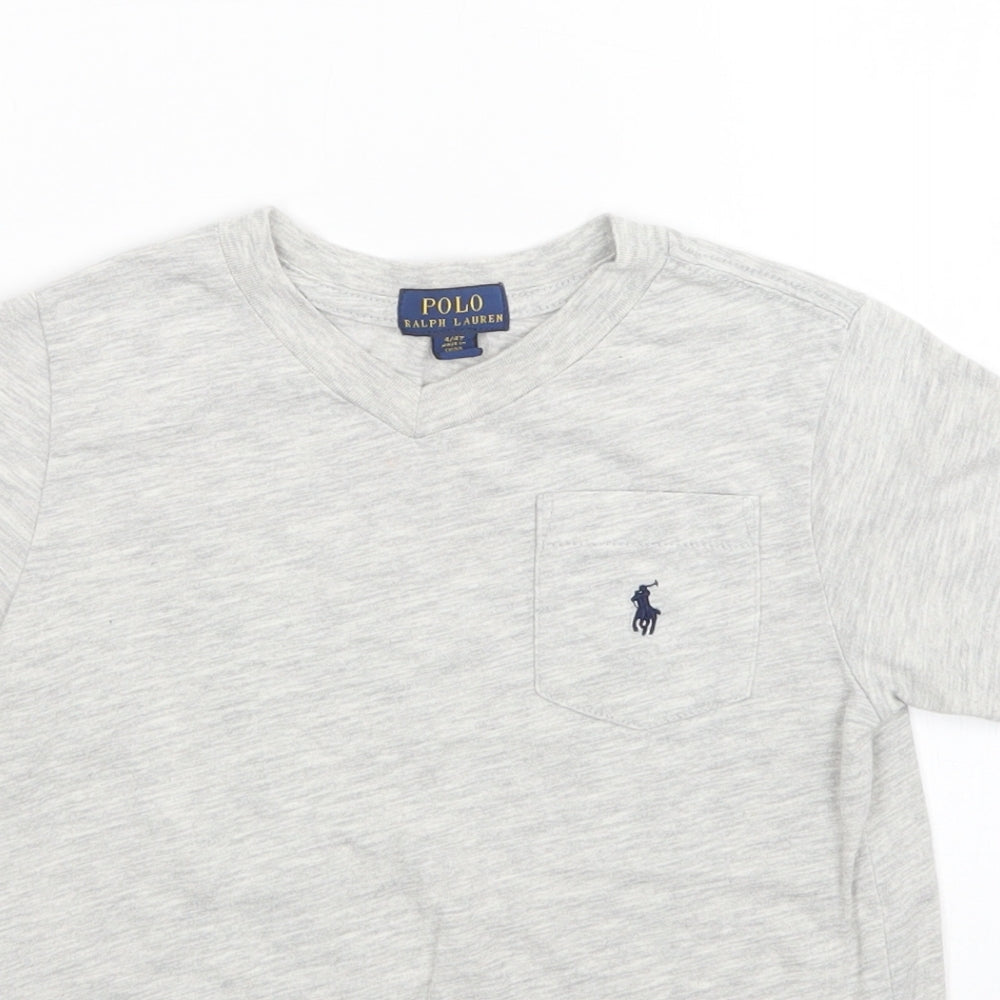 Polo Ralph Lauren Boys Grey   Basic T-Shirt Size 4 Years