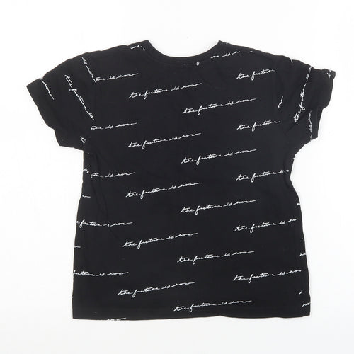Primark Boys Black   Basic T-Shirt Size 7-8 Years