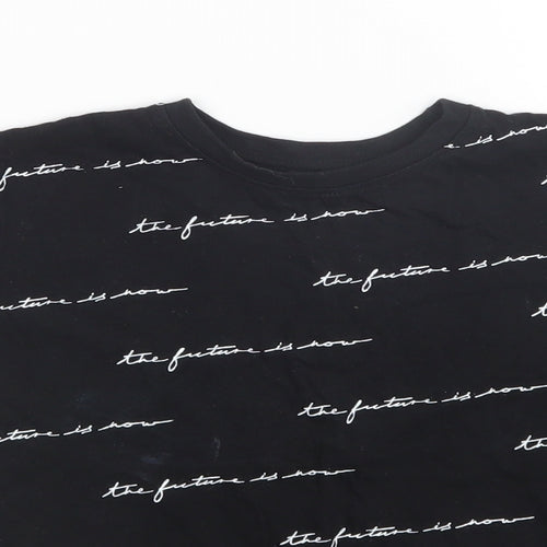 Primark Boys Black   Basic T-Shirt Size 7-8 Years
