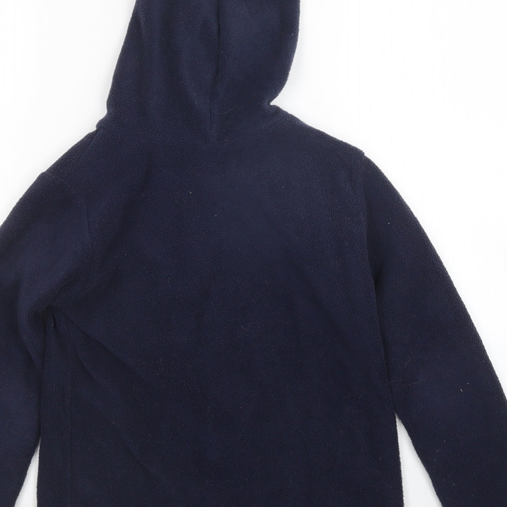 Lollipop Girls Blue  Fleece Pullover Hoodie Size 6-7 Years