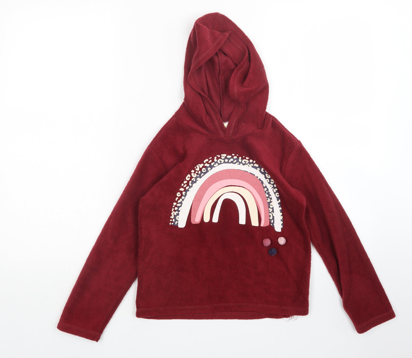 Lollipop Girls Red   Pullover Hoodie Size 6-7 Years