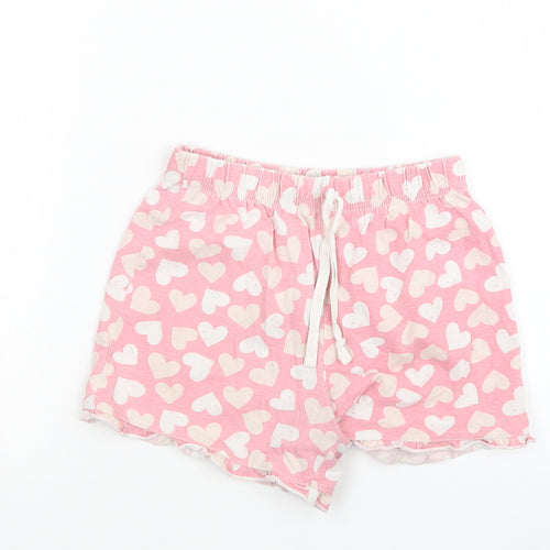 QTEE Girls Pink    Sleep Shorts Size 6-7 Years