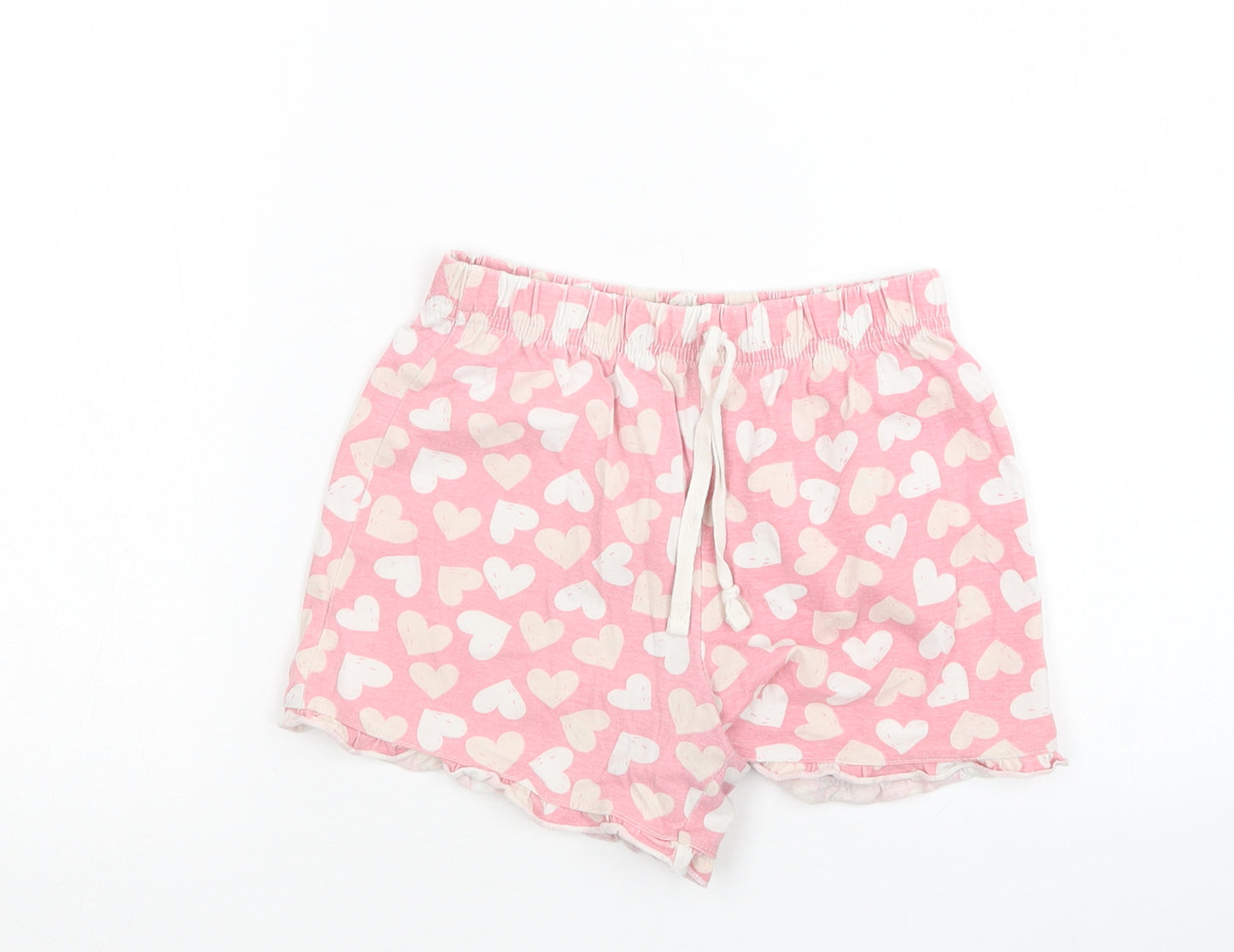 QTEE Girls Pink    Sleep Shorts Size 6-7 Years