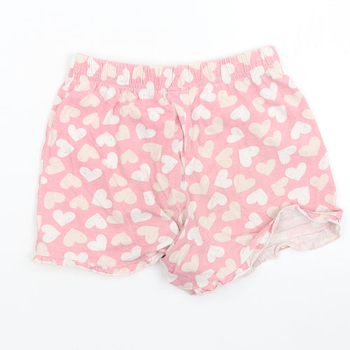 QTEE Girls Pink    Sleep Shorts Size 6-7 Years
