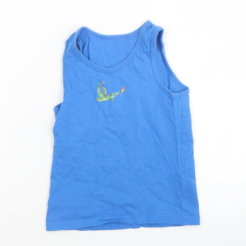 Primark Boys Blue   Basic Tank Size 5-6 Years