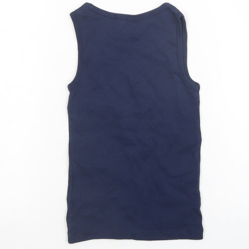 H&M Boys Black   Basic Tank Size 5-6 Years