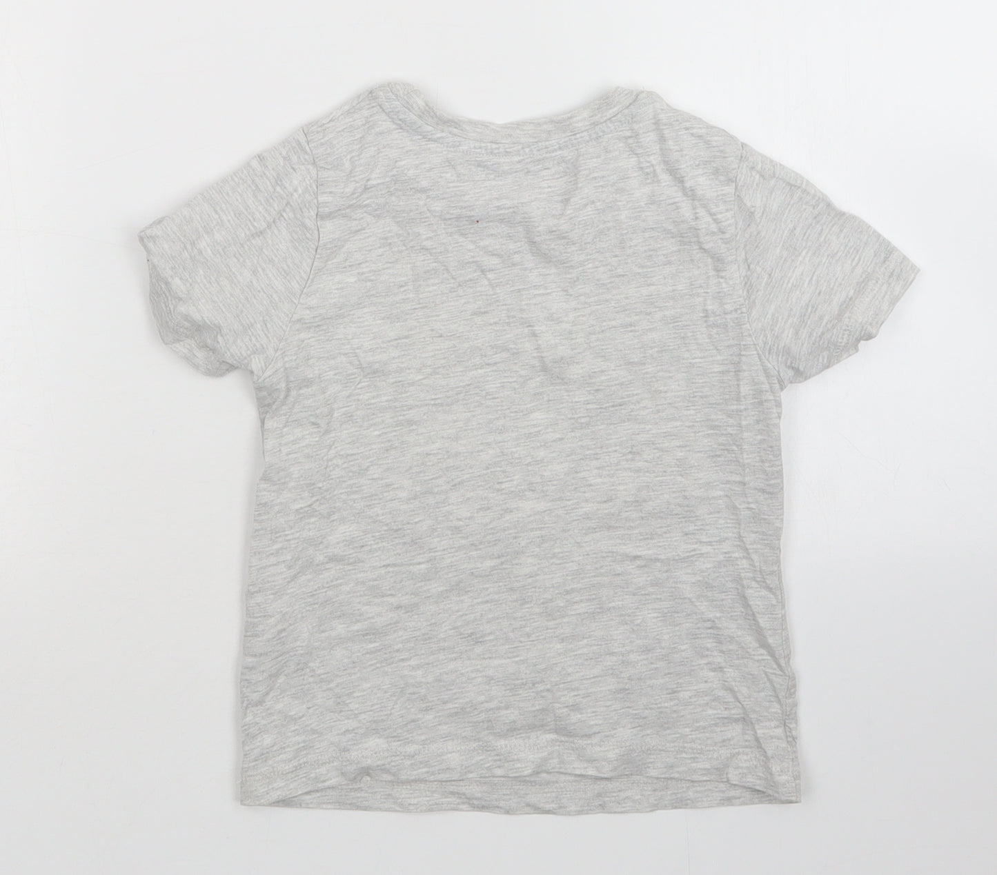 George Boys Grey   Basic T-Shirt Size 4-5 Years