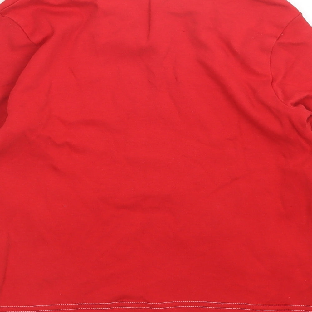 George Boys Red    Pyjama Top Size 5-6 Years  - Christmas
