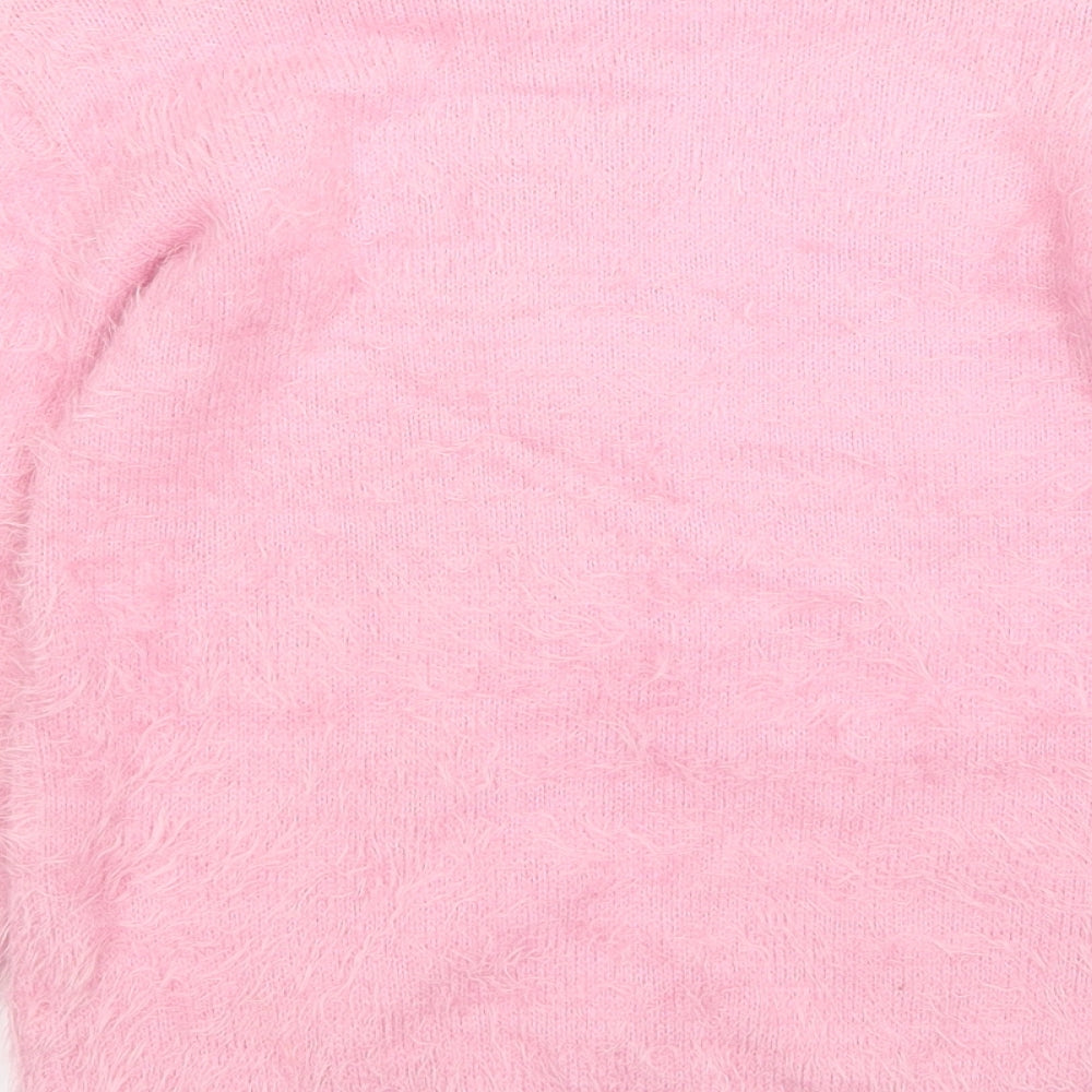 Matalan Girls Pink   Pullover Jumper Size 11 Years