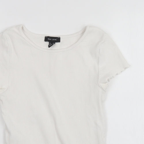 New Look Womens White   Pullover Jumper Size 10