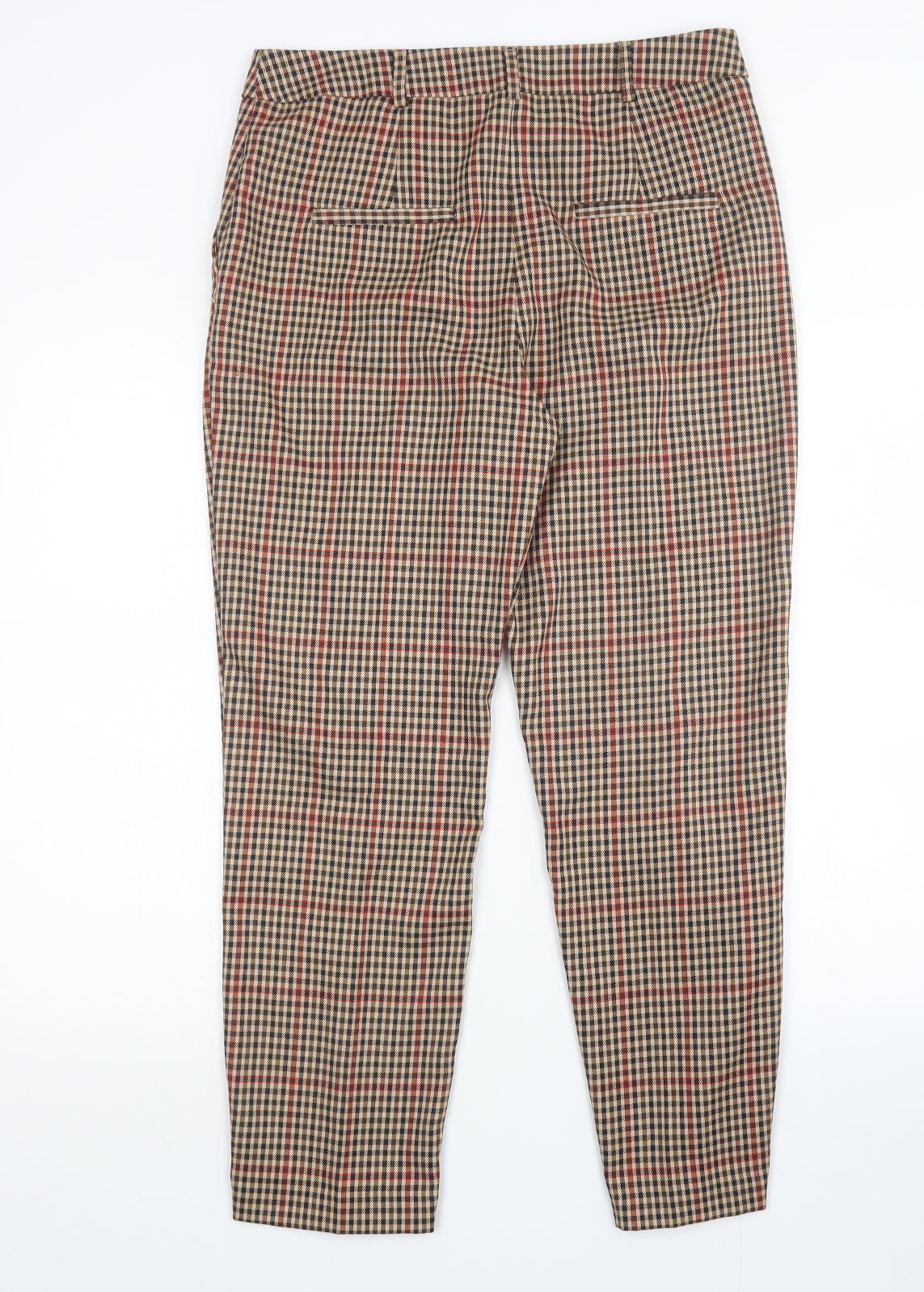 TU Womens Multicoloured Houndstooth  Trousers  Size 12 L27 in