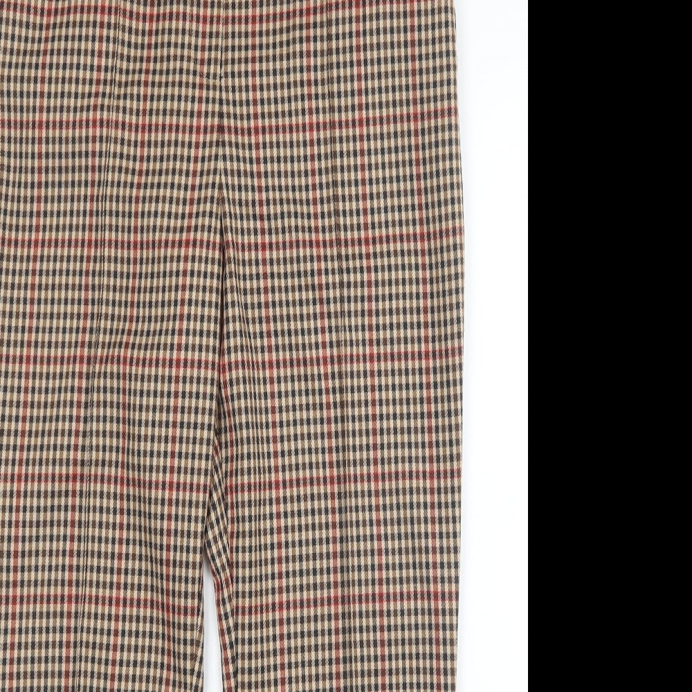 TU Womens Multicoloured Houndstooth  Trousers  Size 12 L27 in