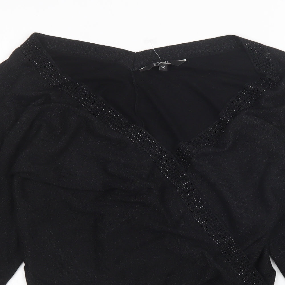 Debenhams Womens Black   Pullover Jumper Size 10