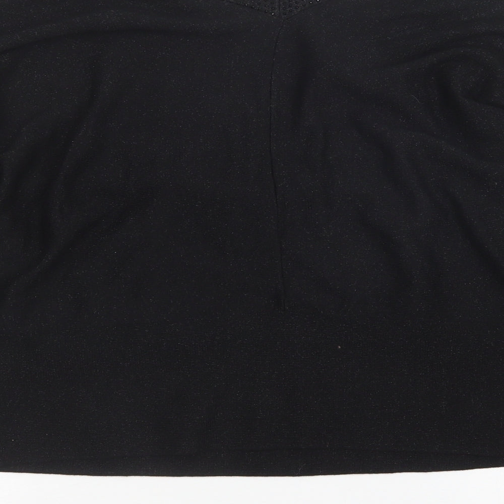 Debenhams Womens Black   Pullover Jumper Size 10
