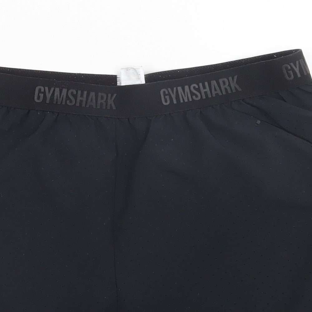 Gymshark Mens Black   Sweat Shorts Size L