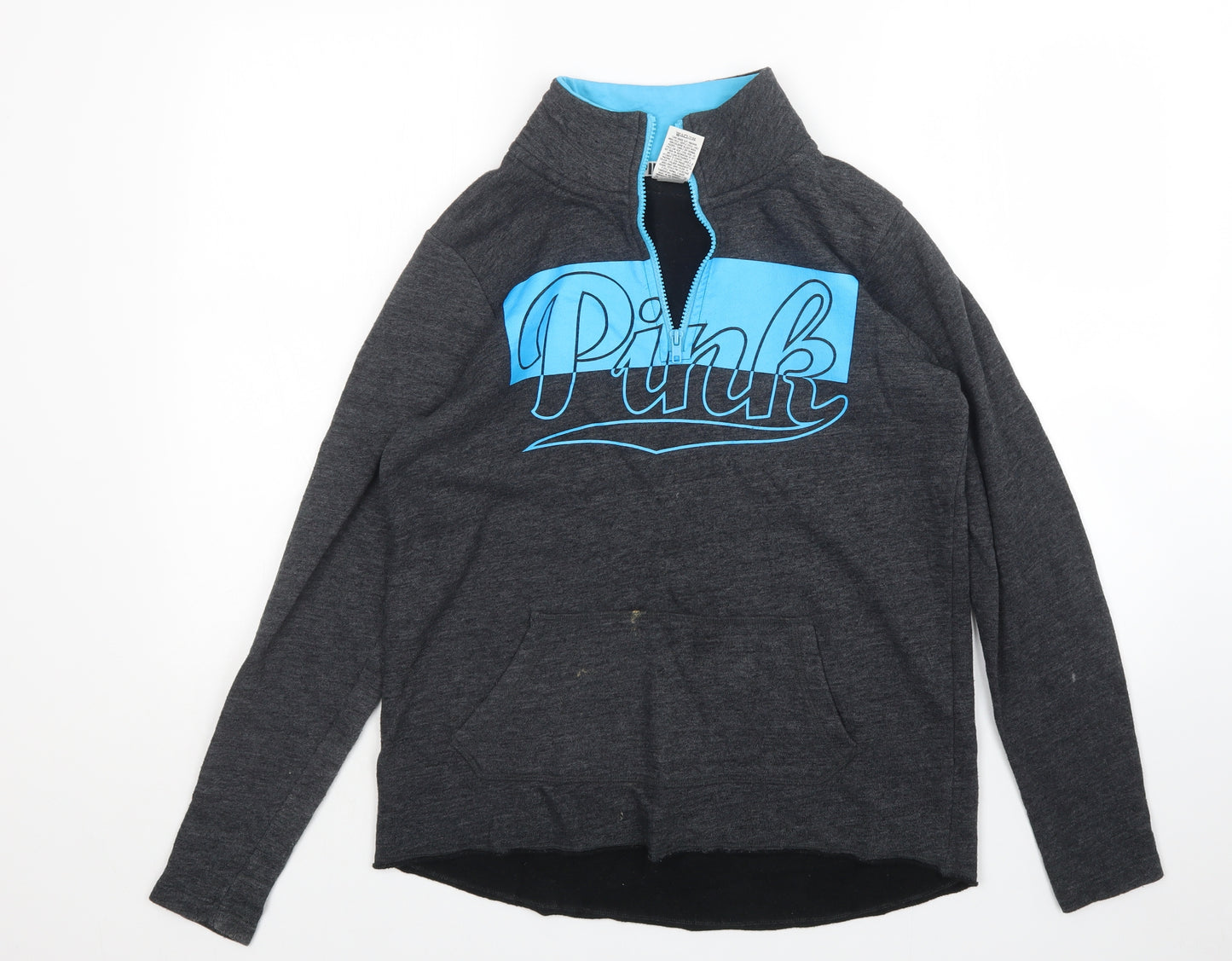 PINK Womens Grey   Pullover Sweatshirt Size XS