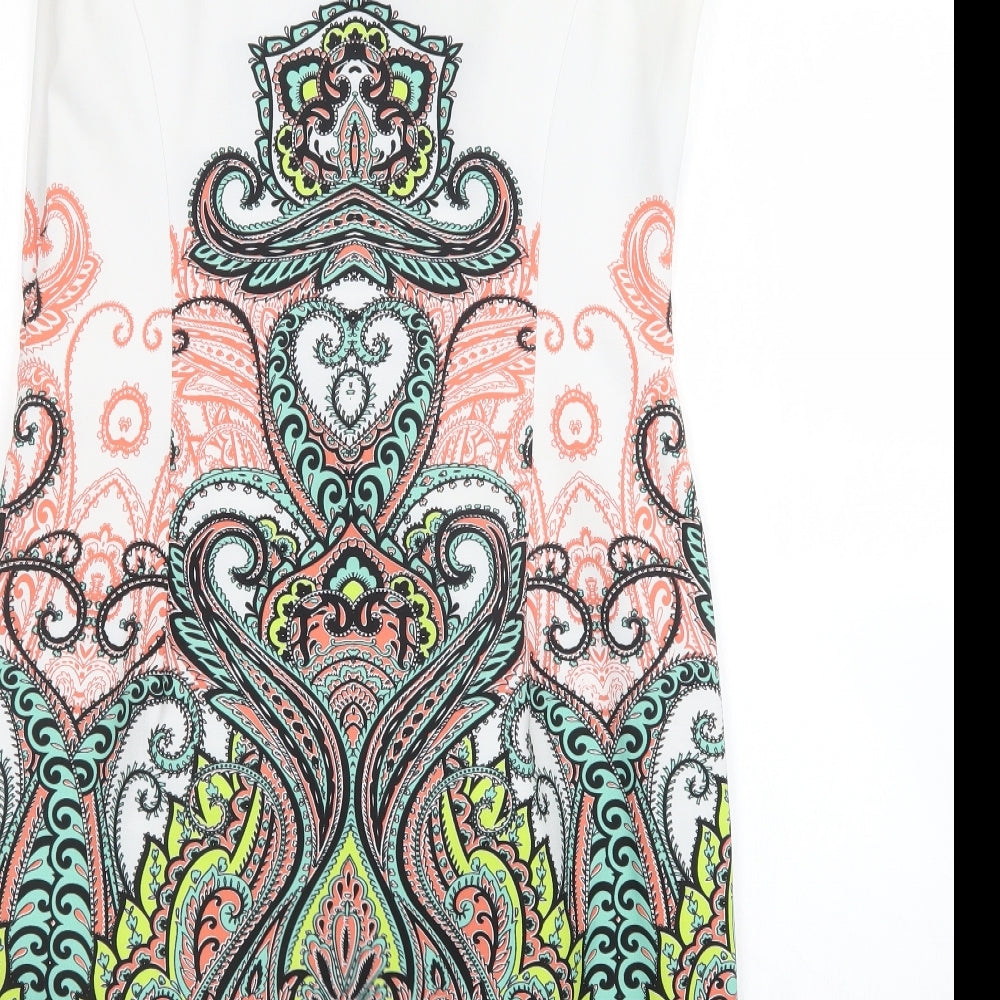 London Times Womens Multicoloured Paisley  Shift  Size 16