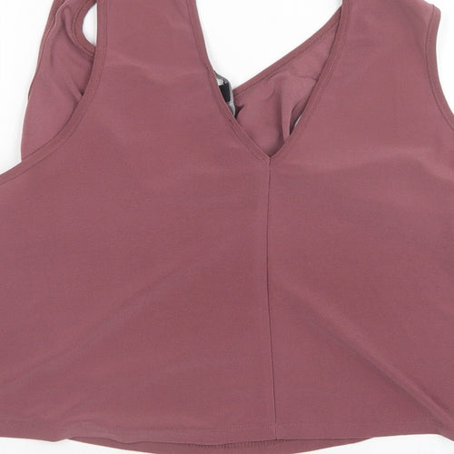 FOREVER 21 Womens Pink   Basic Blouse Size M