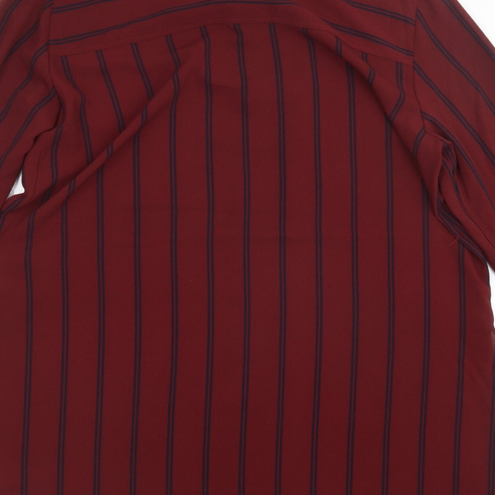 H&M Womens Multicoloured Striped  Shirt Dress  Size 10