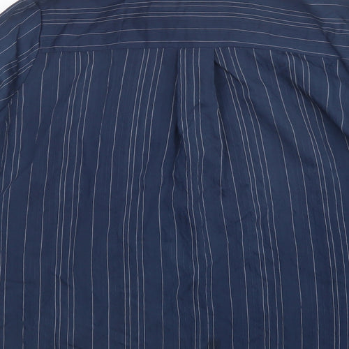Boohoo Womens Blue   Basic Button-Up Size 10