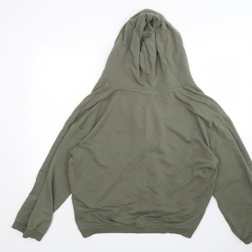 H&M Womens Green   Pullover Hoodie Size M
