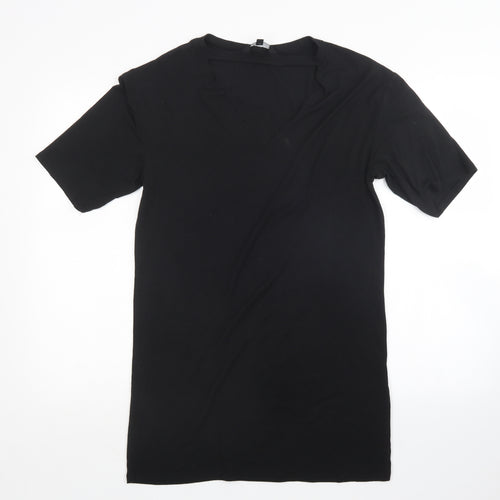New Look Womens Black   T-Shirt Dress  Size 8