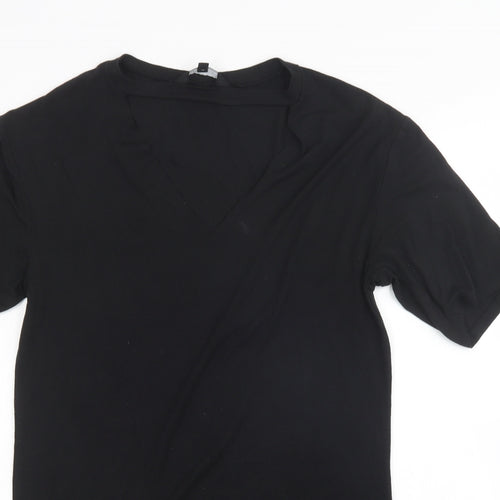 New Look Womens Black   T-Shirt Dress  Size 8