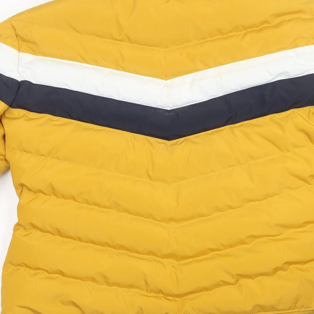 Tokyo Laundry Womens Yellow   Puffer Jacket Jacket Size 10