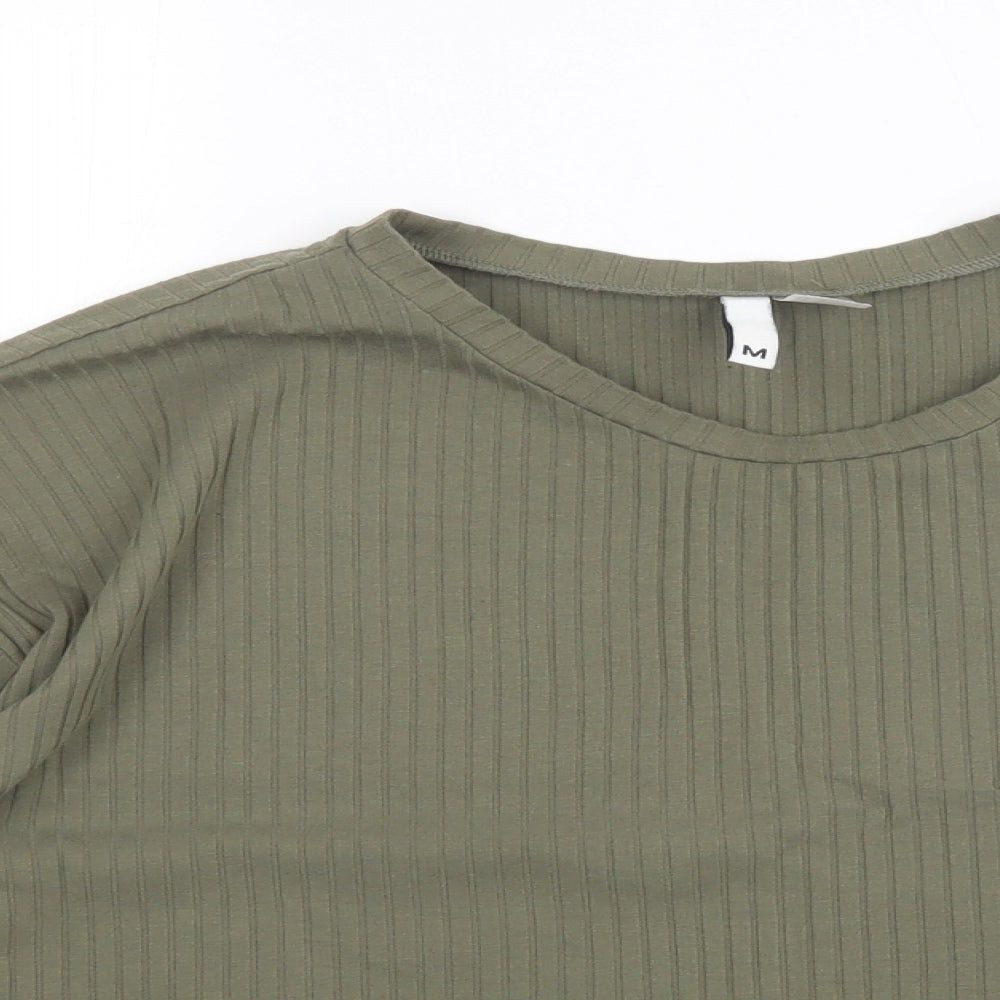 H&M Womens Green   Pullover Jumper Size M