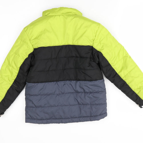 ZeroXposur Boys Black Striped  Anorak Coat Size 5-6 Years