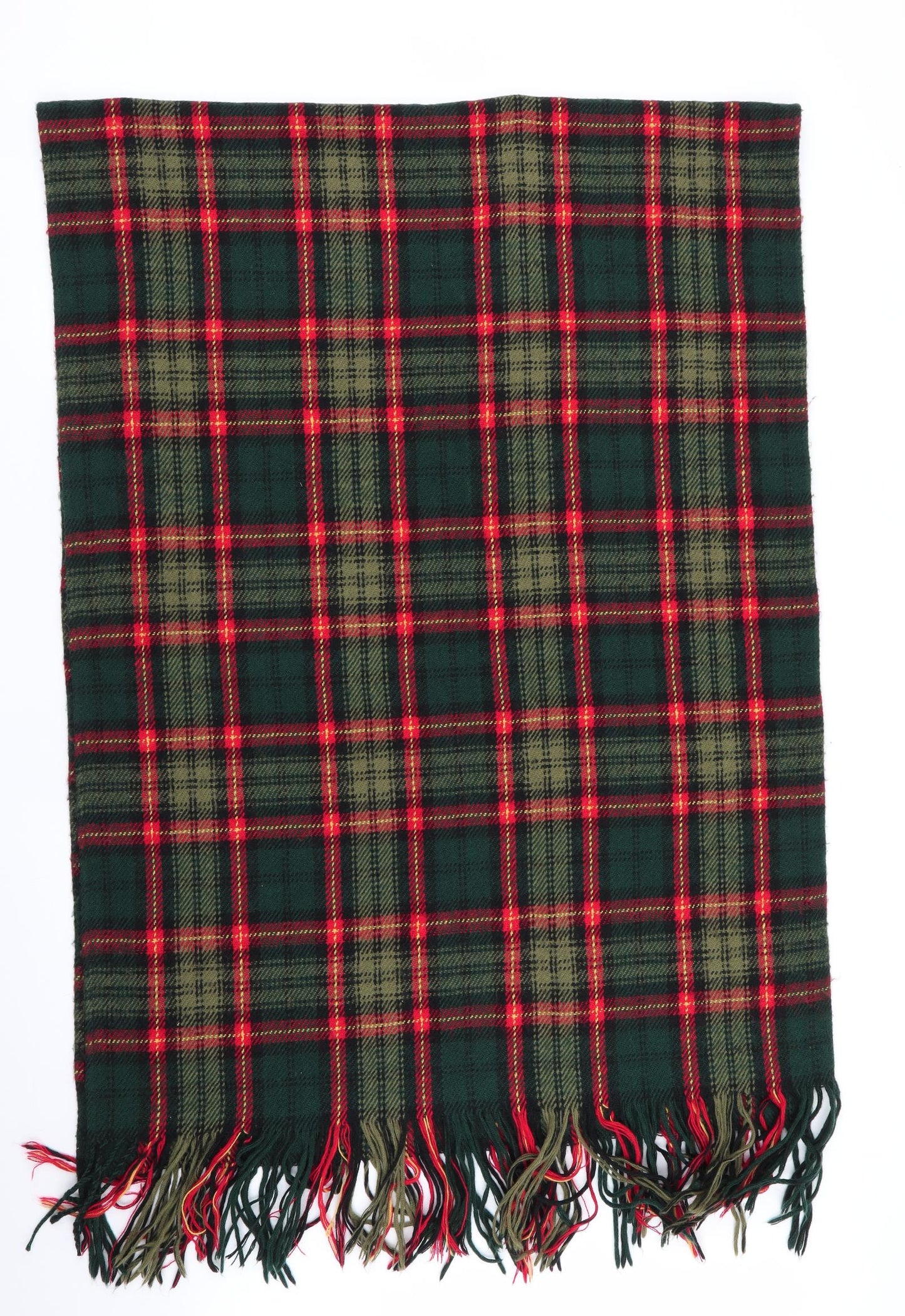 Preworn Womens Green Check   Shawl/Wrap