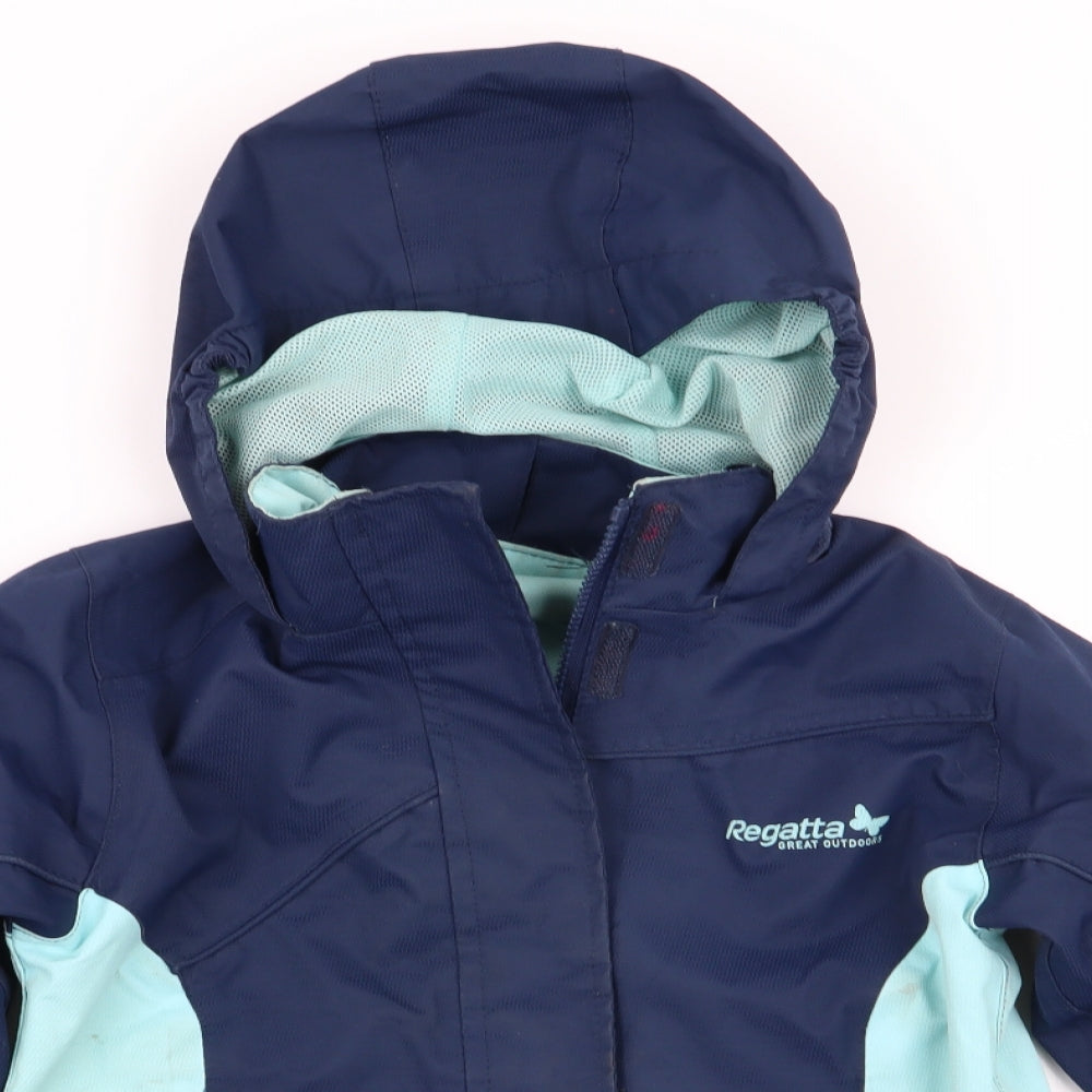Regatta Boys Blue   Anorak Coat Size 5-6 Years
