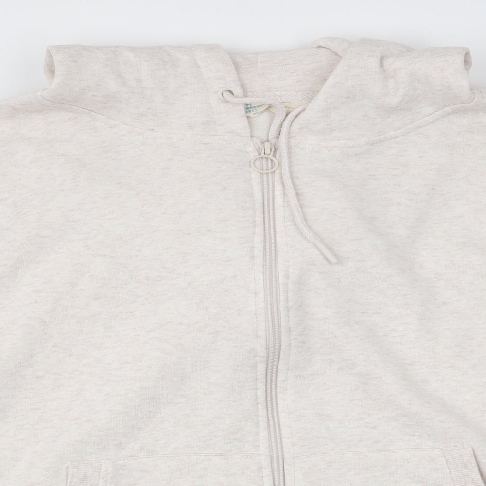Primark Womens Ivory   Full Zip Hoodie Size 18