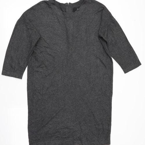 VERO MODA Womens Grey   Jumper Dress  Size L  - Back Zip
