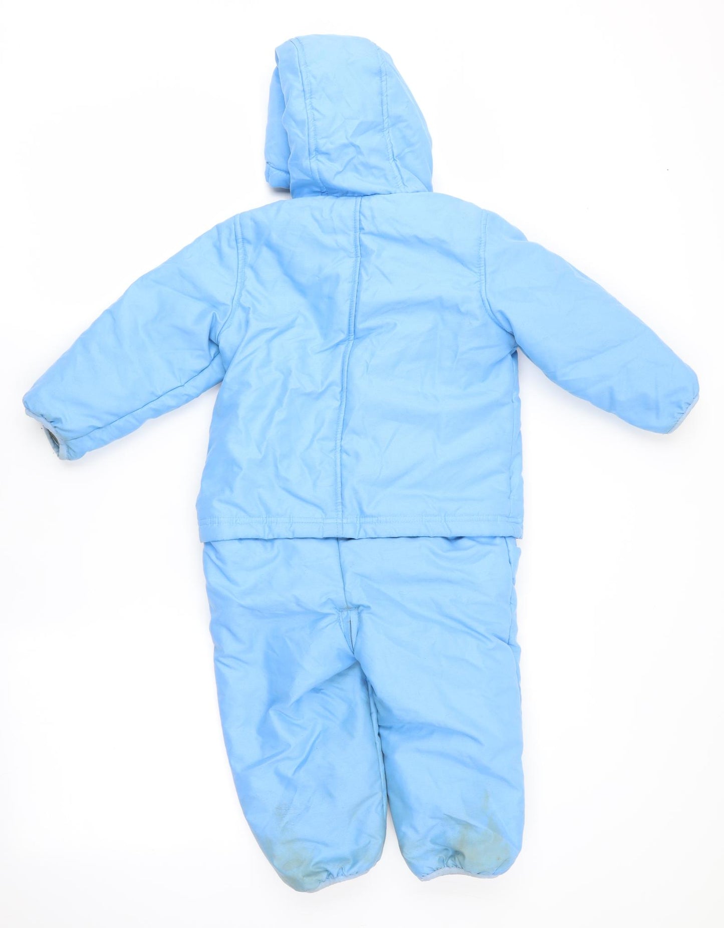 Avenue Baby Boys Blue Animal Print   Snowsuit Size 18-24 Months
