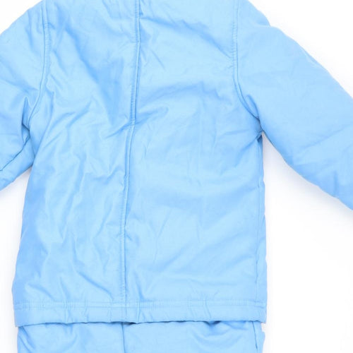Avenue Baby Boys Blue Animal Print   Snowsuit Size 18-24 Months
