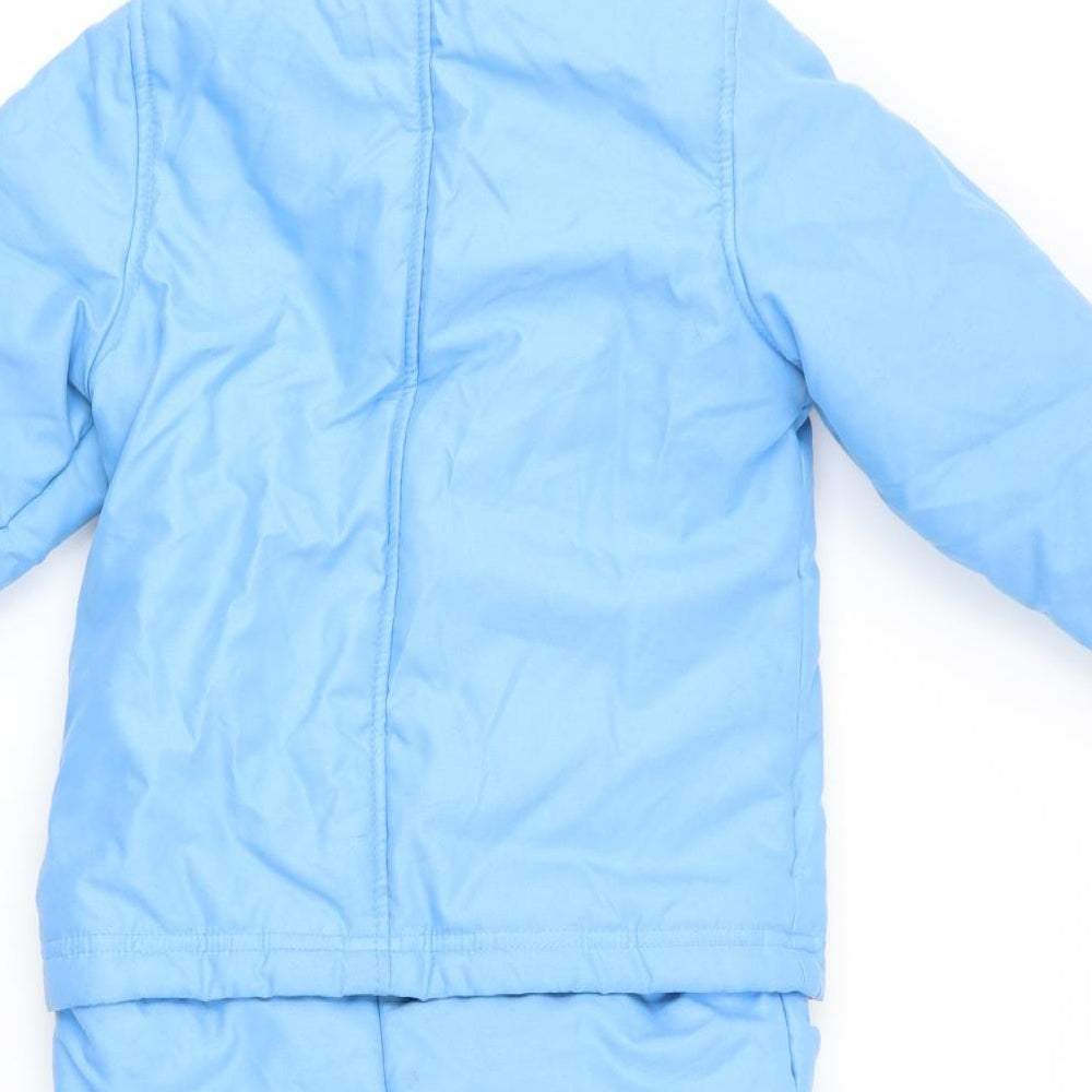Avenue Baby Boys Blue Animal Print   Snowsuit Size 18-24 Months