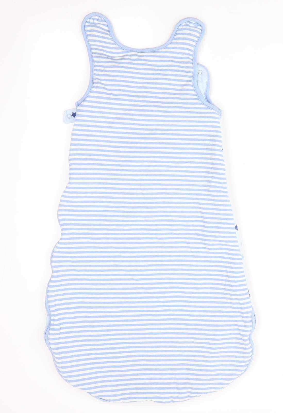 George Boys Blue Geometric   One Piece Size 12-18 Months  - Teddy Bear