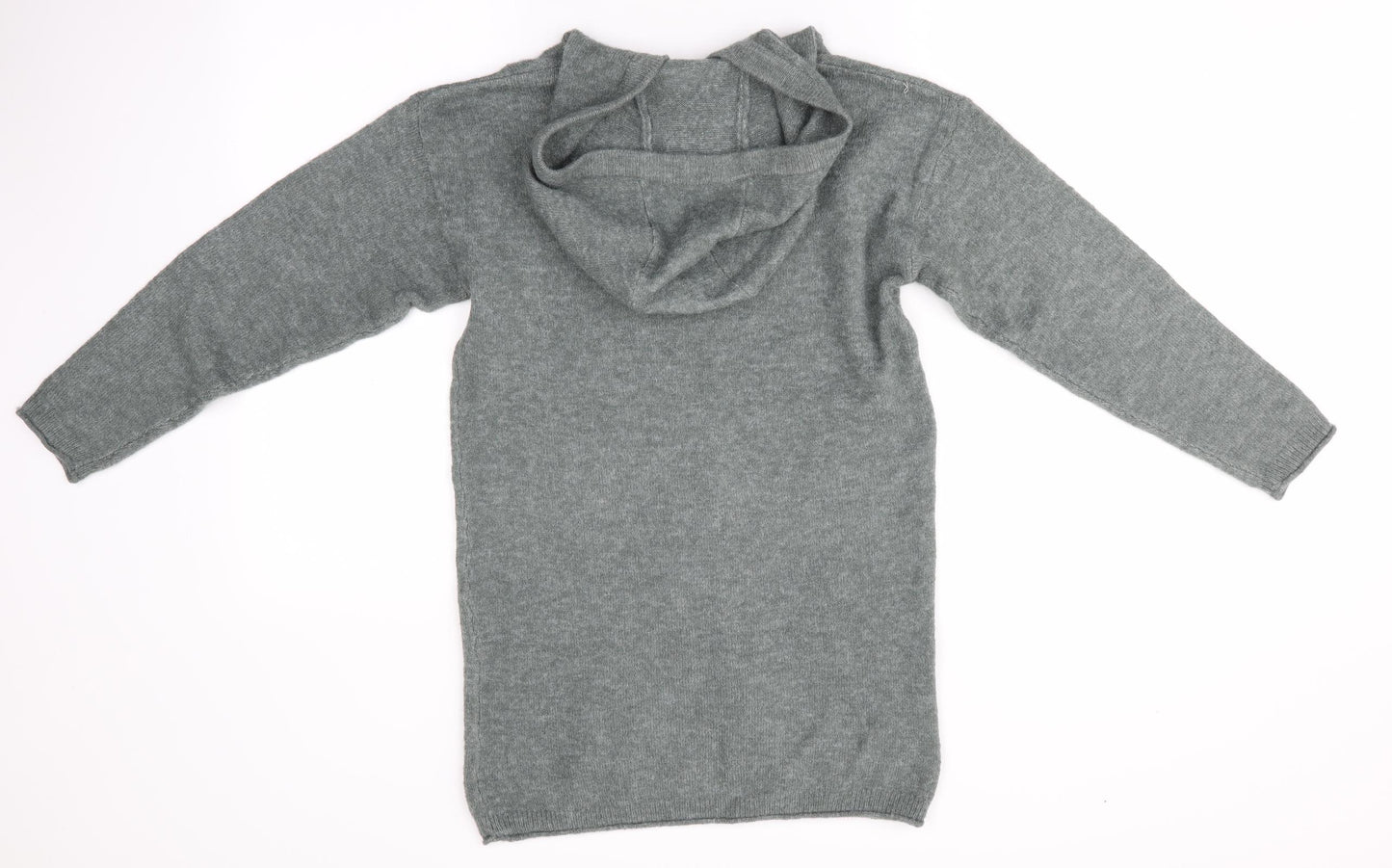 NEXT Girls Green   Pullover Jumper Size 11 Years  - Longline Jumper Star