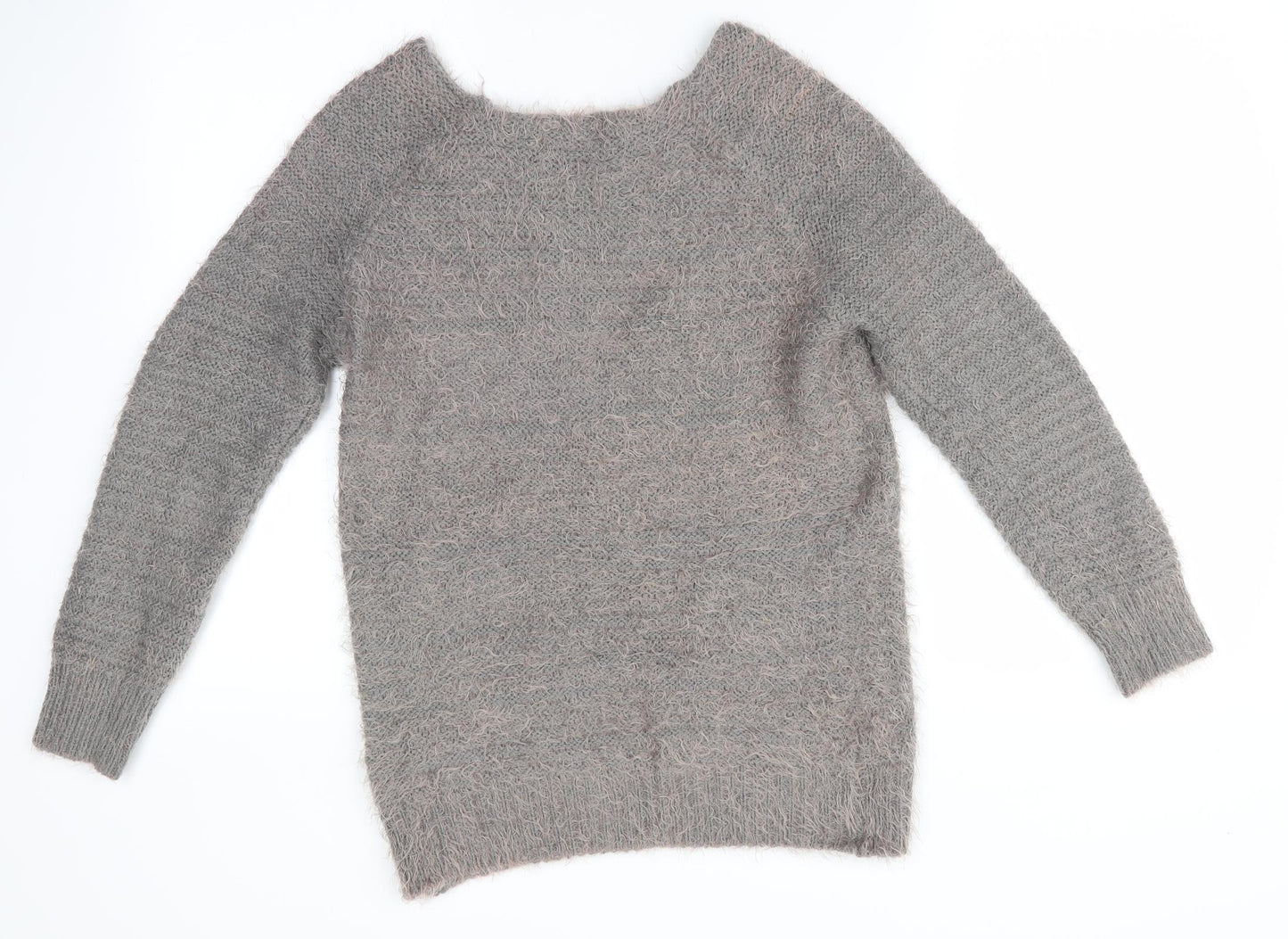 Select Womens Brown   Pullover Jumper Size 6  - Fluffy