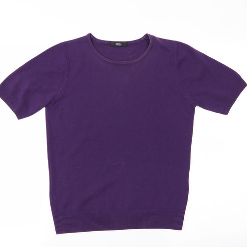 Marks and Spencer Womens Purple   Pullover Jumper Size 8