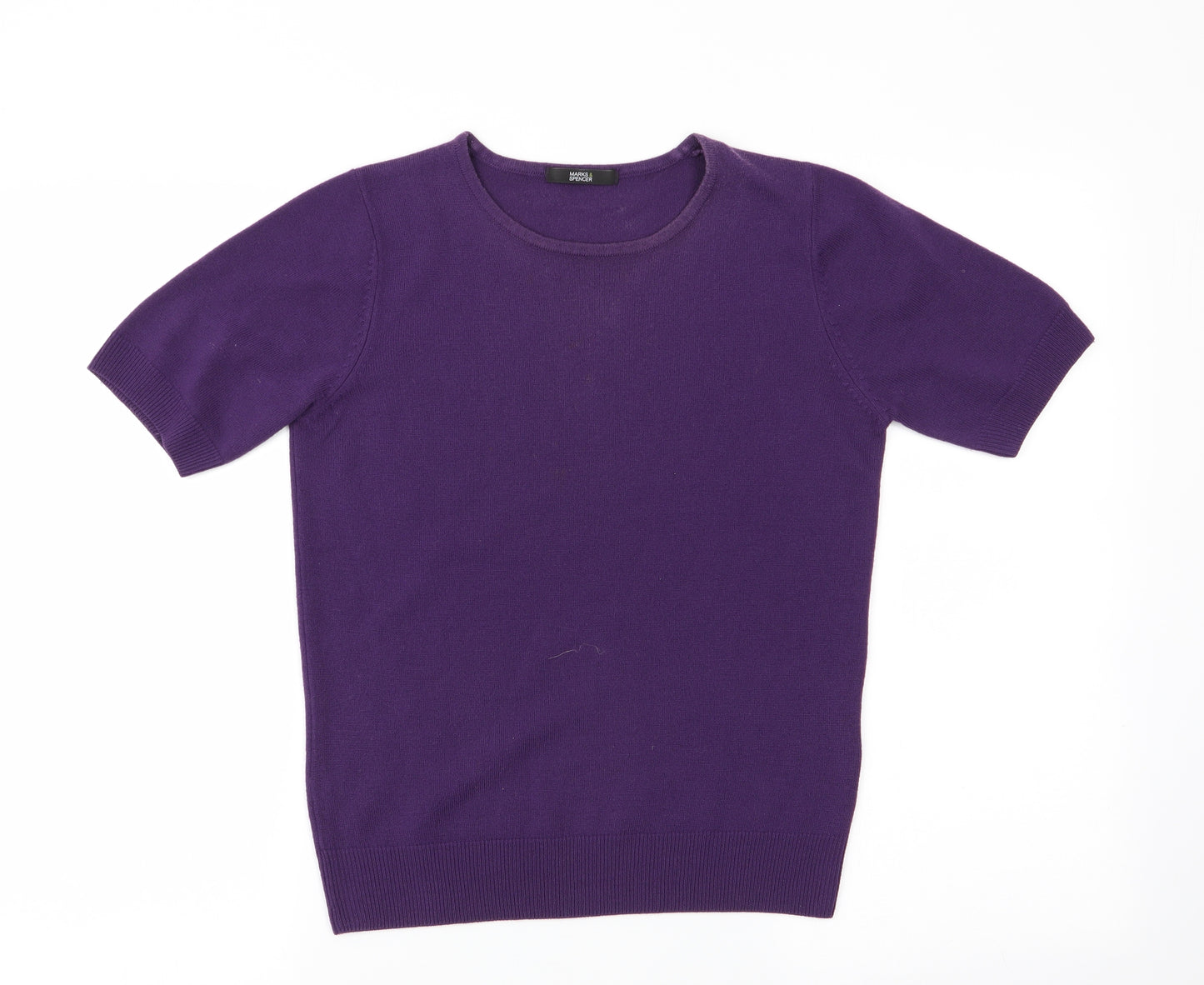 Marks and Spencer Womens Purple   Pullover Jumper Size 8