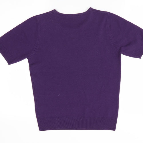 Marks and Spencer Womens Purple   Pullover Jumper Size 8