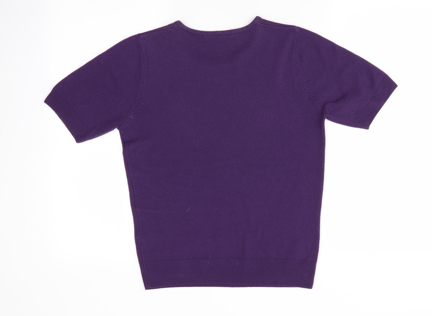 Marks and Spencer Womens Purple   Pullover Jumper Size 8