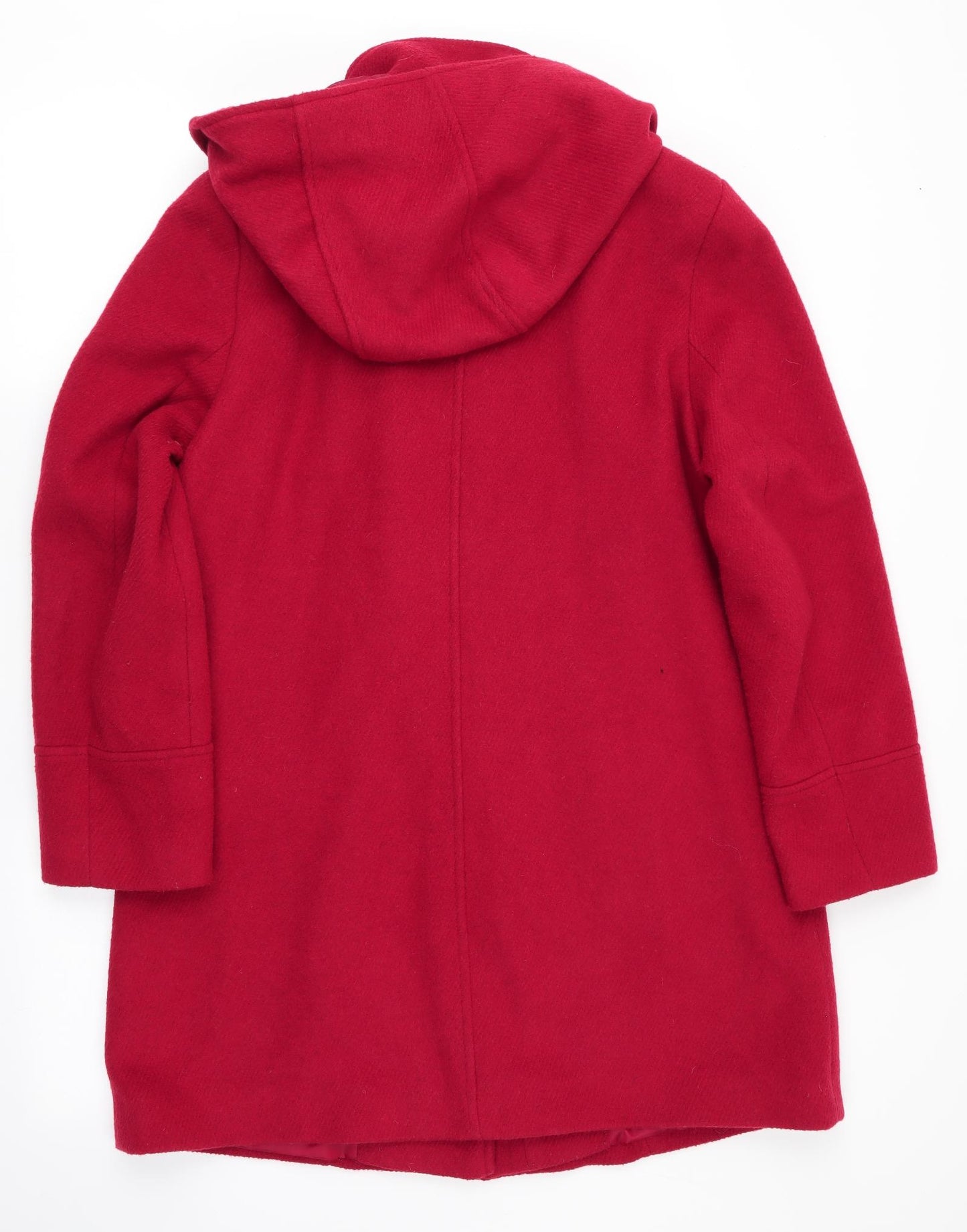 Marks and Spencer Womens Red   Overcoat Coat Size 14  - Duffle Coat