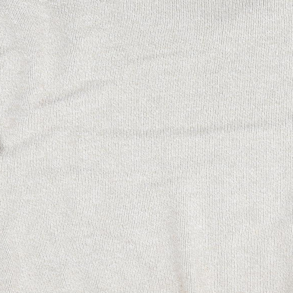 Peter Gribby Mens Beige Geometric  Pullover Jumper Size 2XL